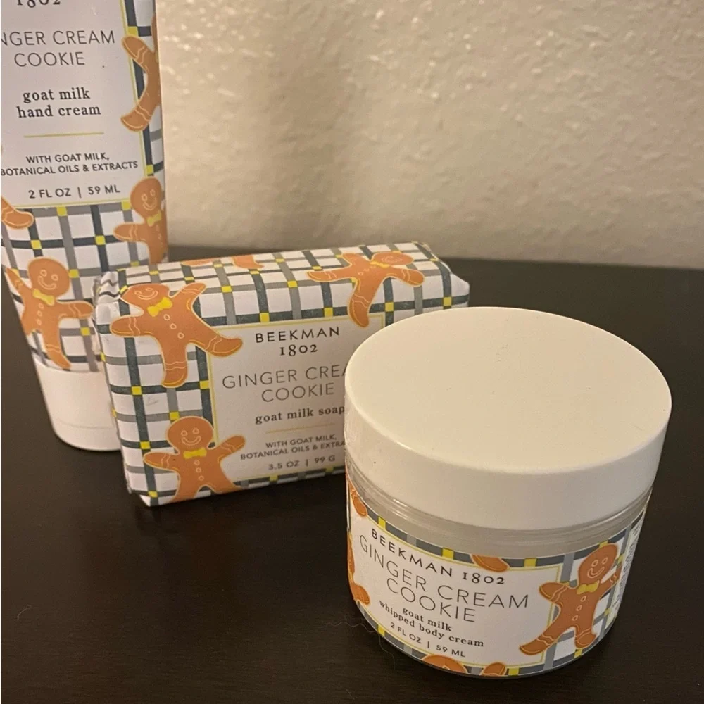 Beekman 1802 Ginger Cream Cookie Goat Milk Bath & Body Gift Set
